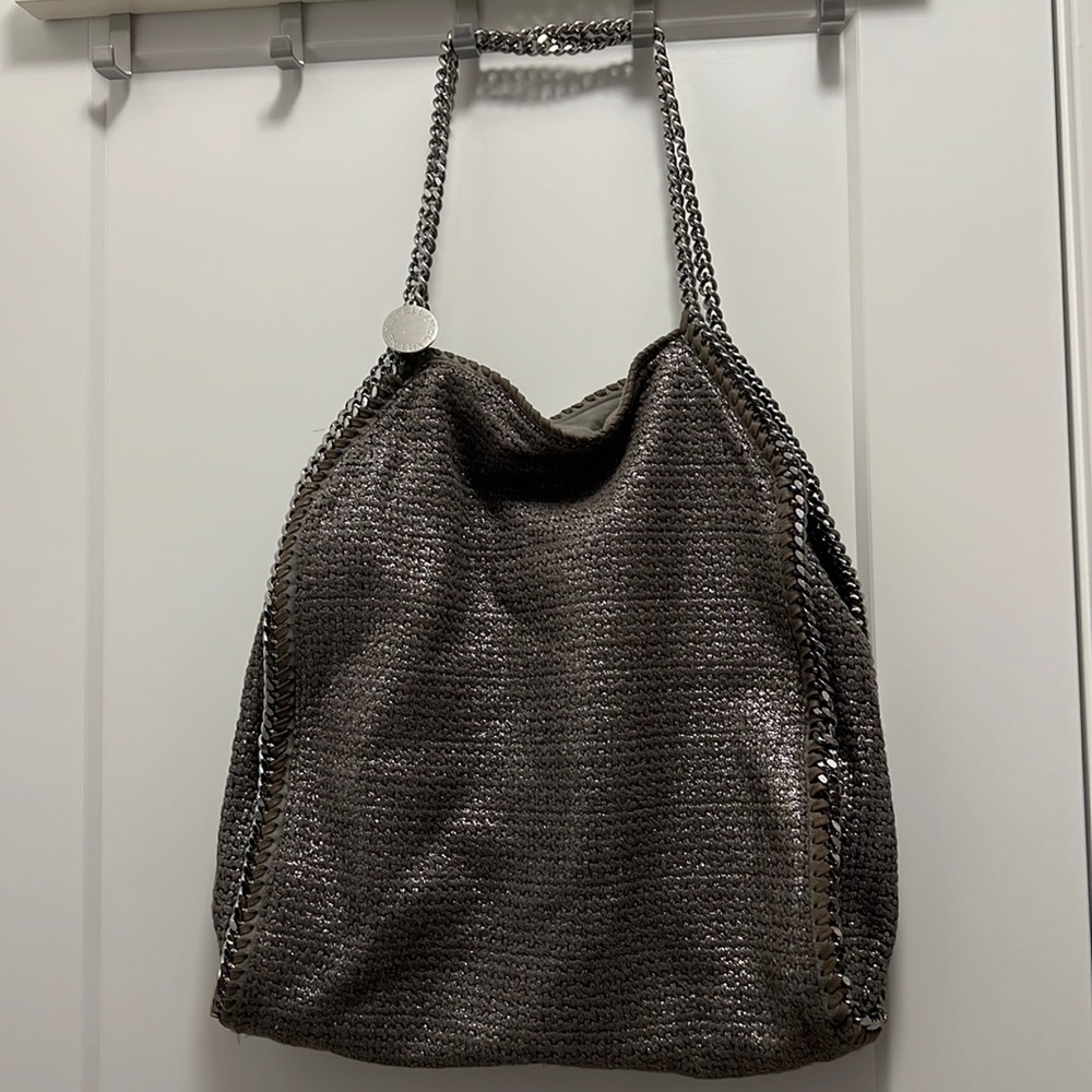 Stella McCartney large tote grey bag